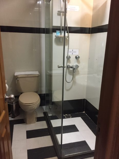 ホテルグランドユナイテッドチャイナタウンのシャワー室
