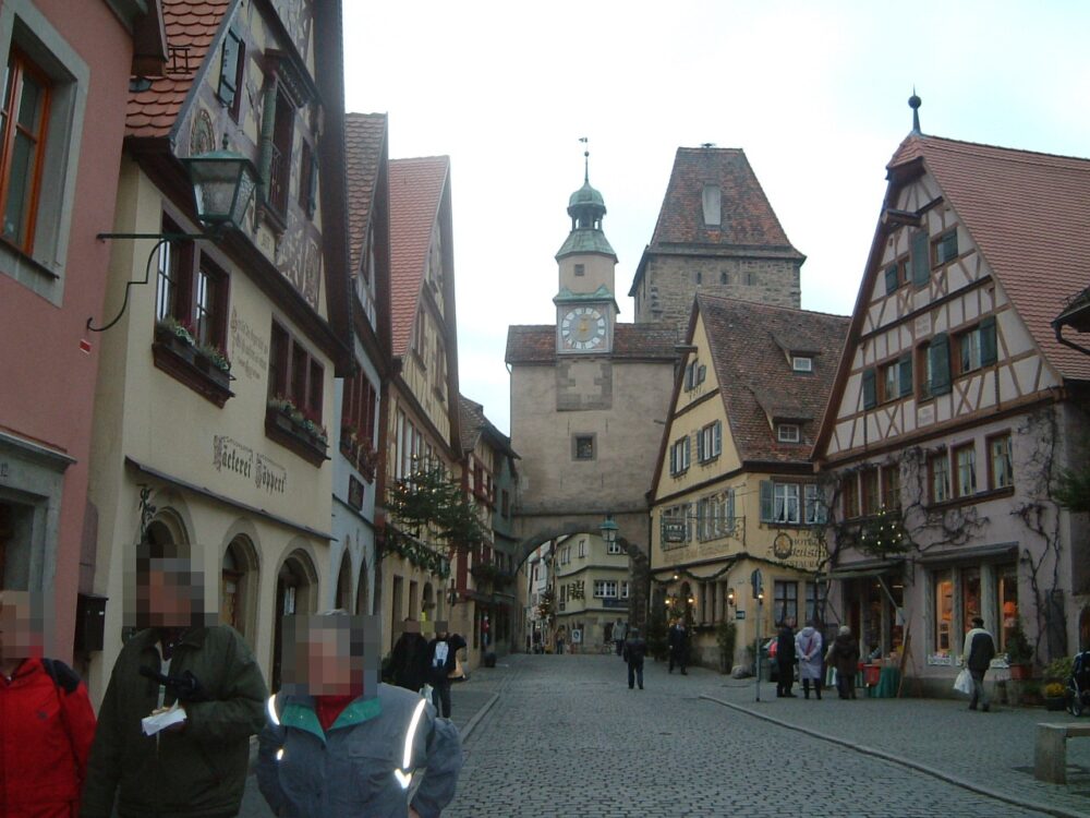 中世の町を体感できるローテンブルク