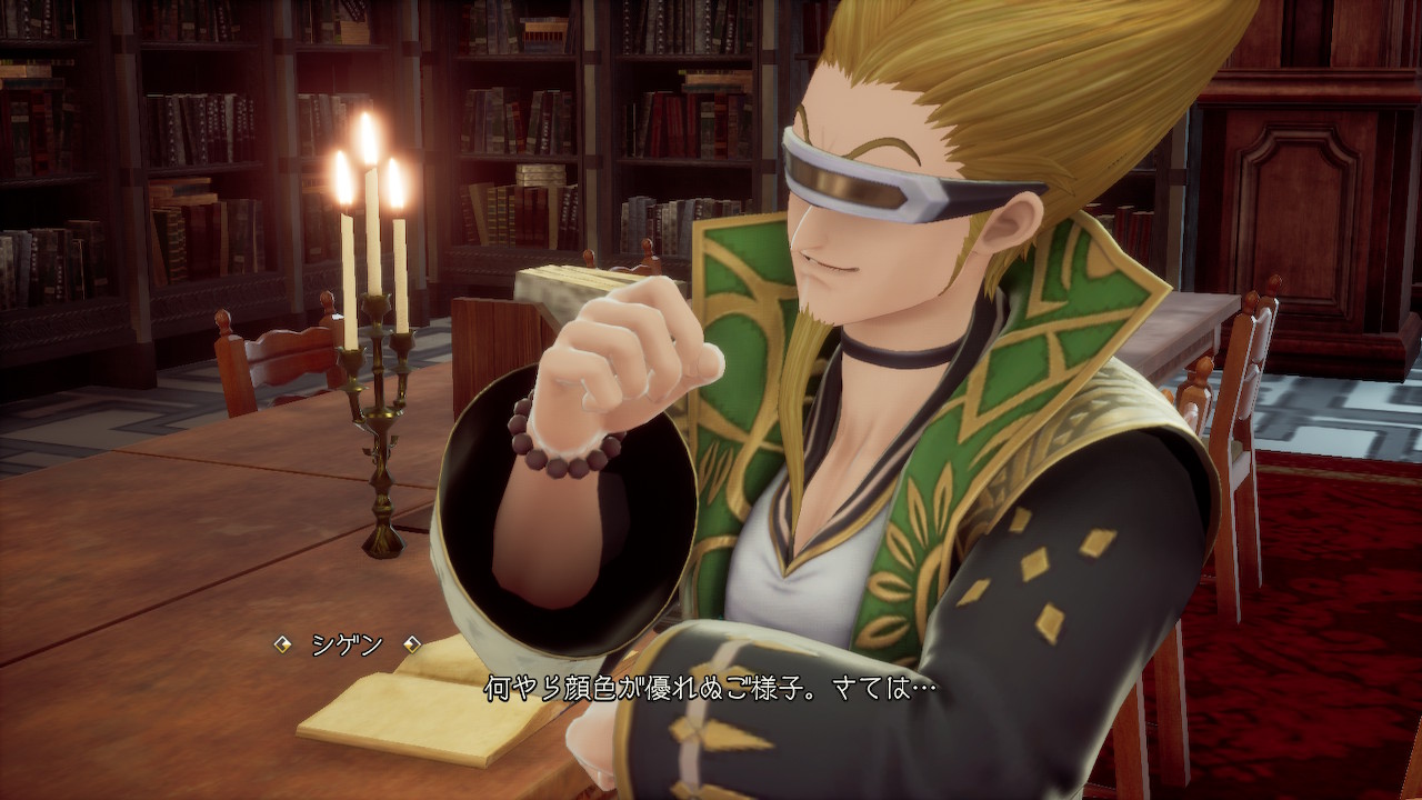 アバロン大学で軍師と会話